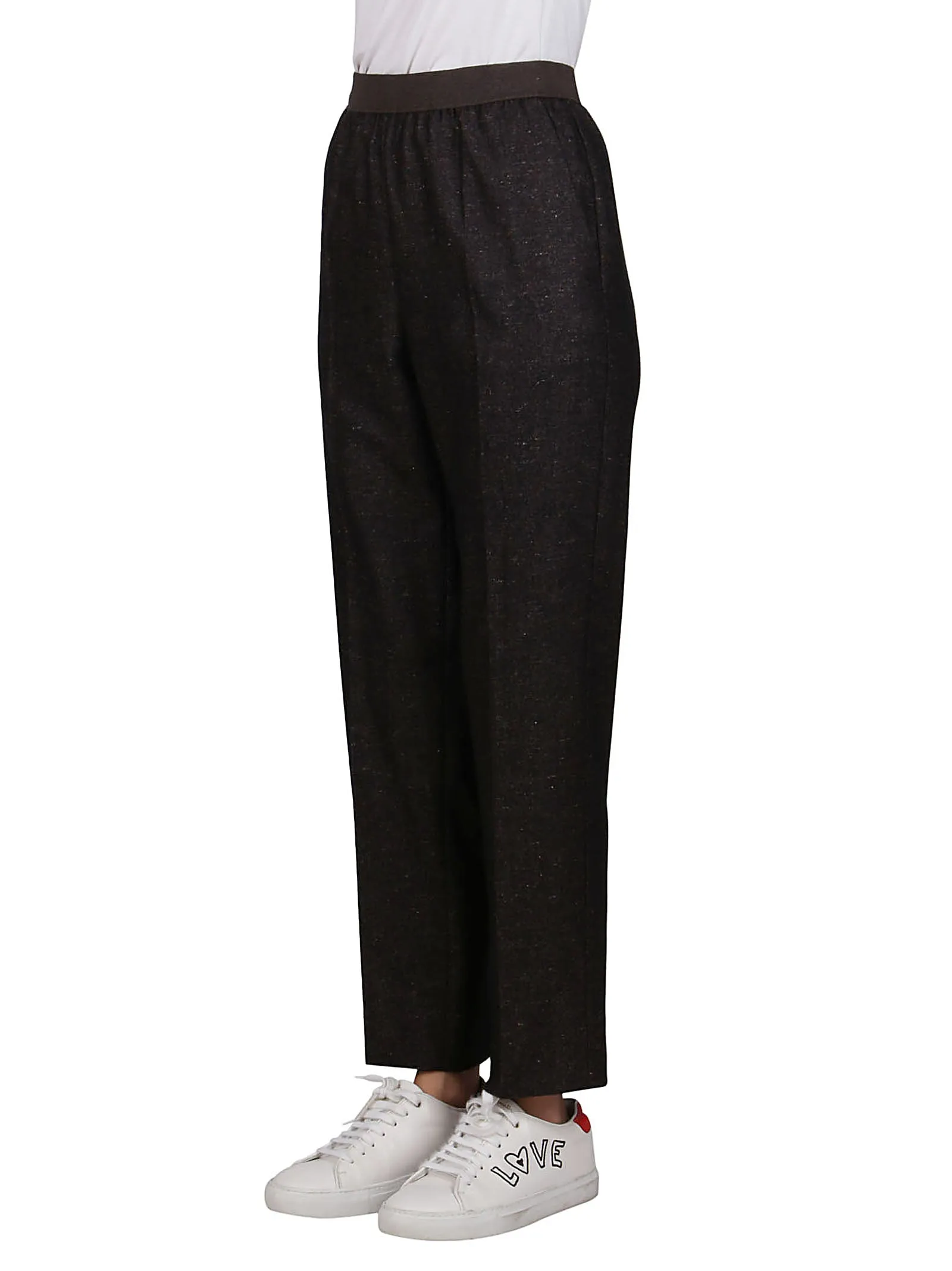 Agnona High-Waisted Tailored Trousers