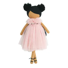 ALIMROSE VALENTINA POM POM DOLL: SPARKLE PINK
