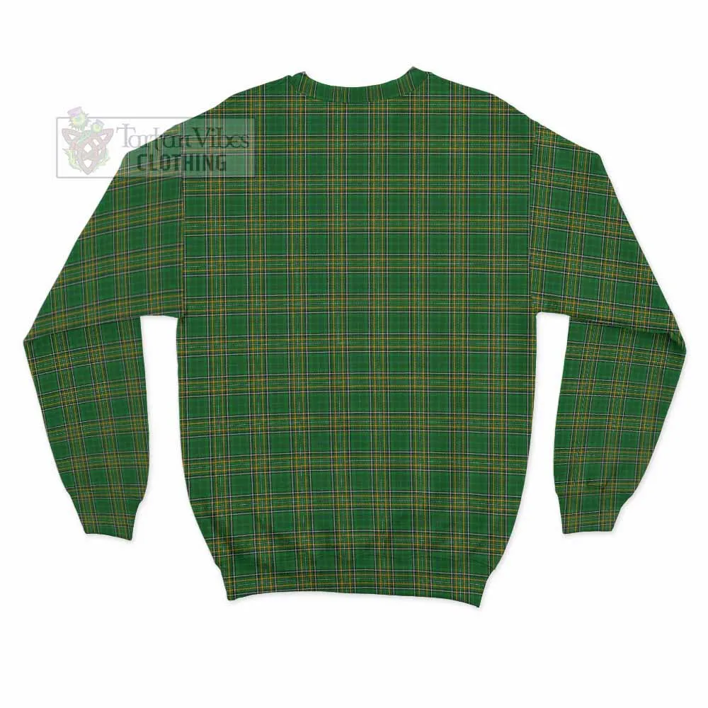 Balle Irish Clan Tartan Sweatshirt with Coat of Arms