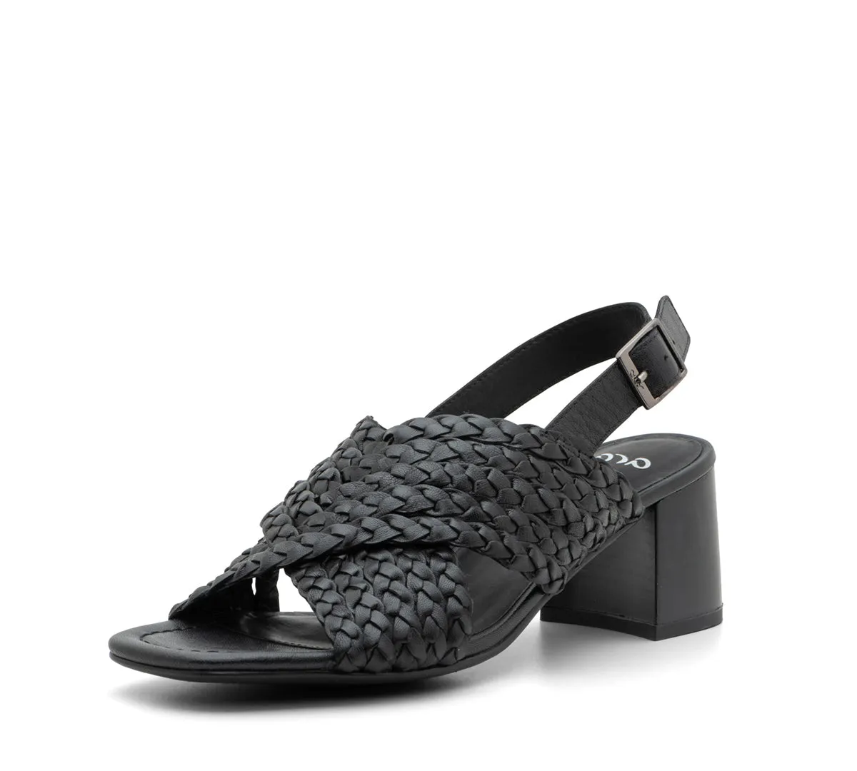 Benson Women's Woven Dress Sandal 50mm - Black 01