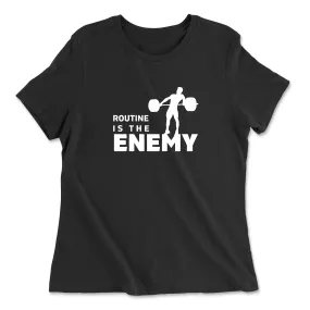 Bigfork Community CrossFit Enemy Womens - Relaxed Jersey T-Shirt