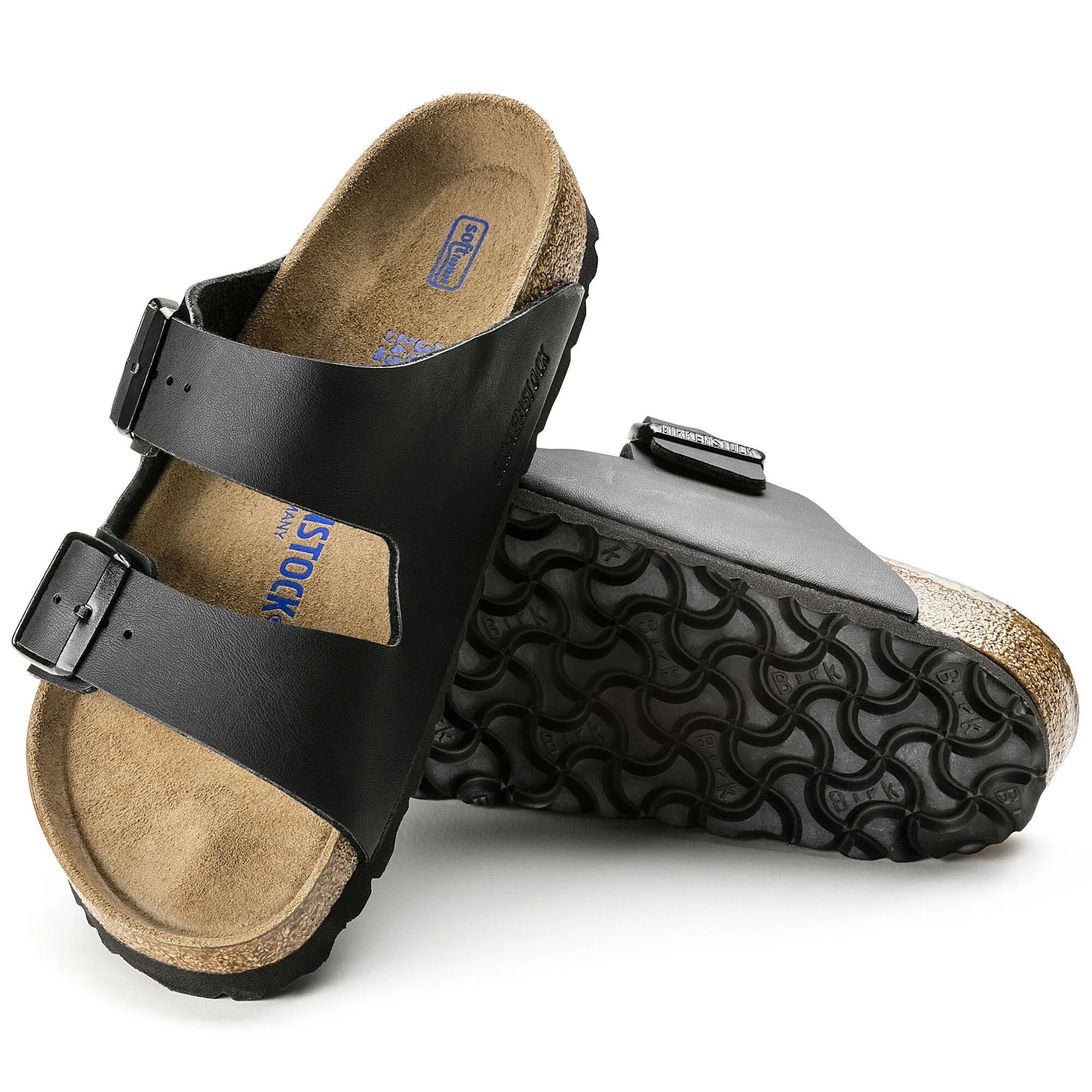 Birkenstock Arizona Black Birko-Flor Sandals