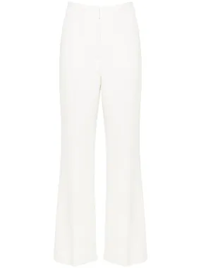 bouclé tailored trousers