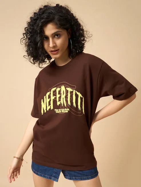 Brown relaxed Fit T-Shirt