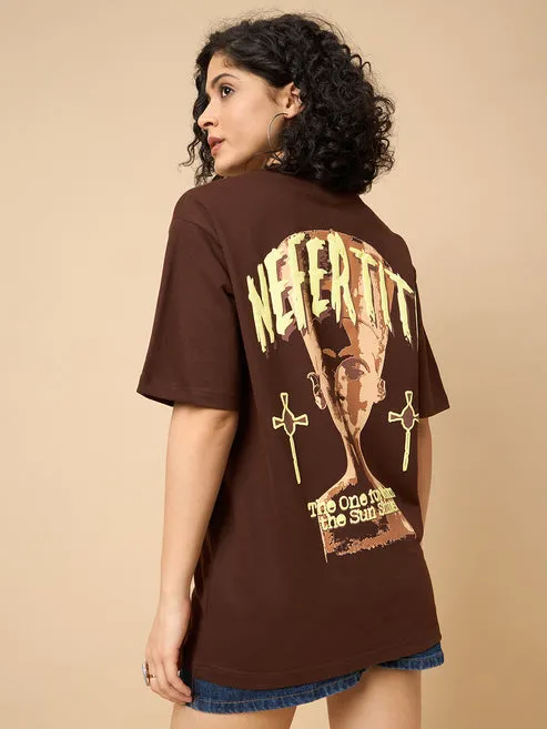 Brown relaxed Fit T-Shirt