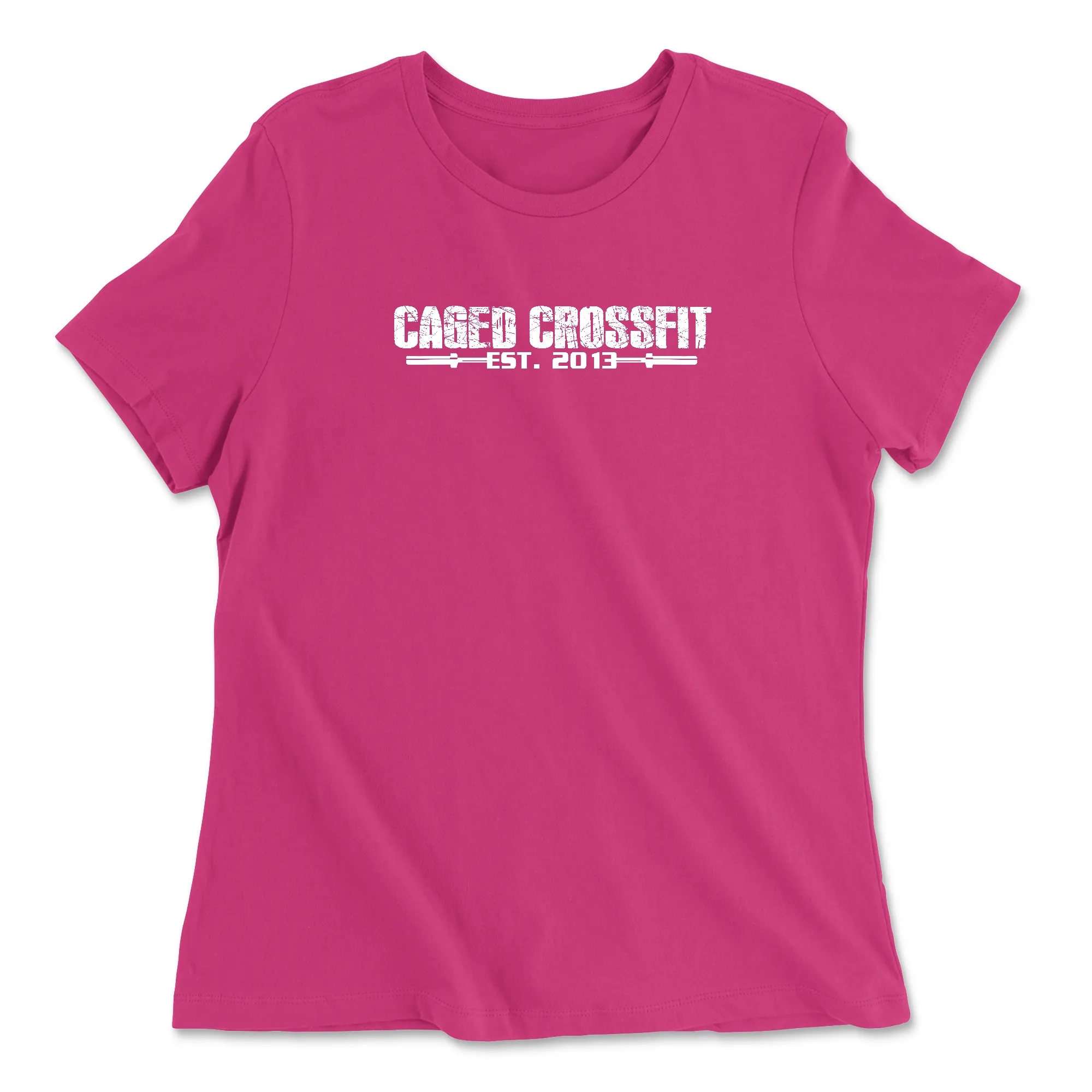 Caged CrossFit Standard Womens - Relaxed Jersey T-Shirt