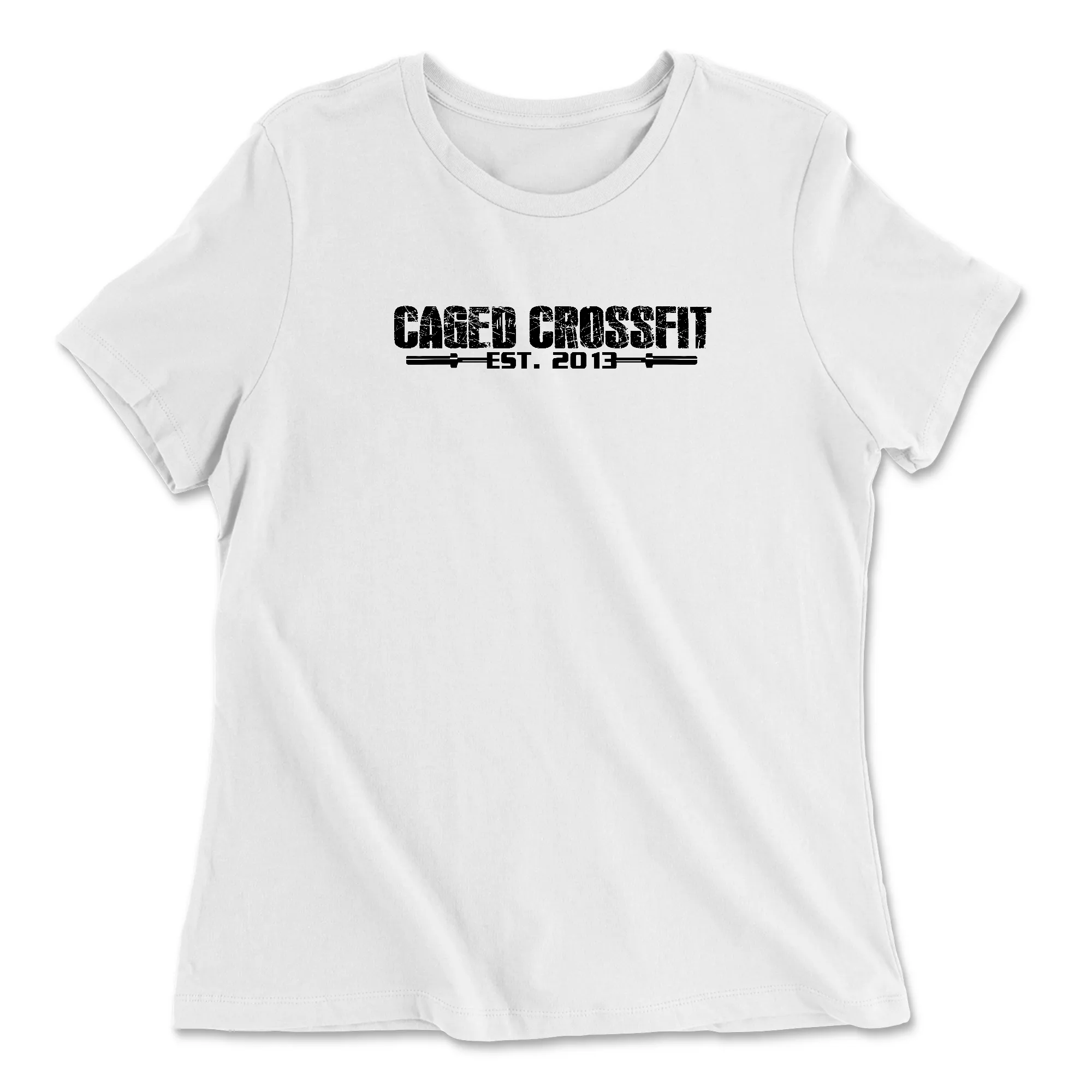 Caged CrossFit Standard Womens - Relaxed Jersey T-Shirt