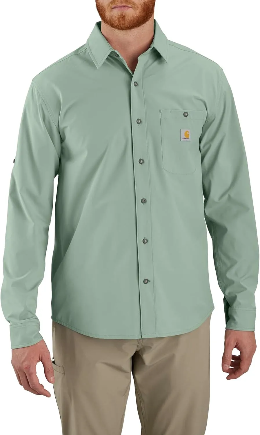 Carhartt Men's Force Sun Defender Relaxed Fit Lightweight Long-Sleeve Shirt