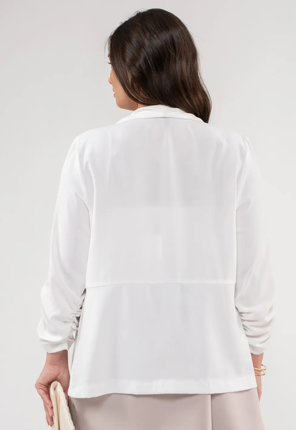 Easy Breezy Ruched Blazer