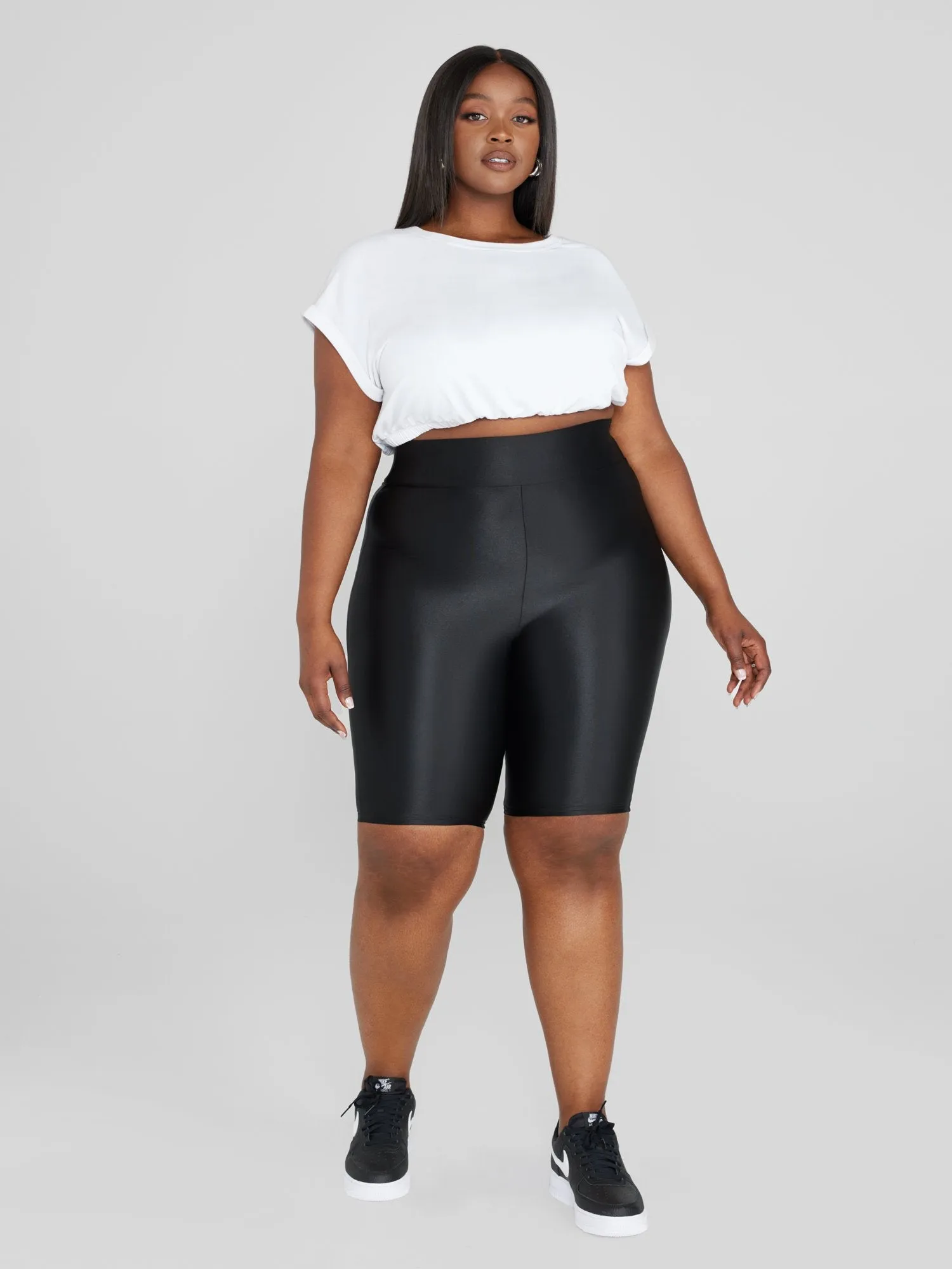 Fashion To Figure - Juliette Cropped French Terry Tee