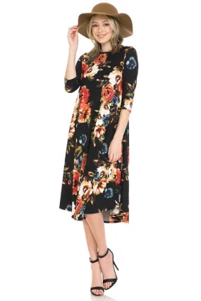 Floral Swing Dress