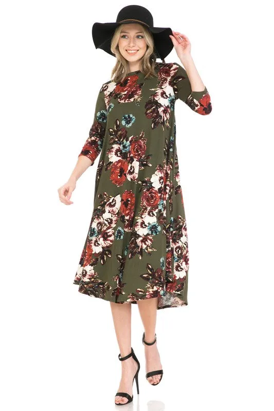 Floral Swing Dress
