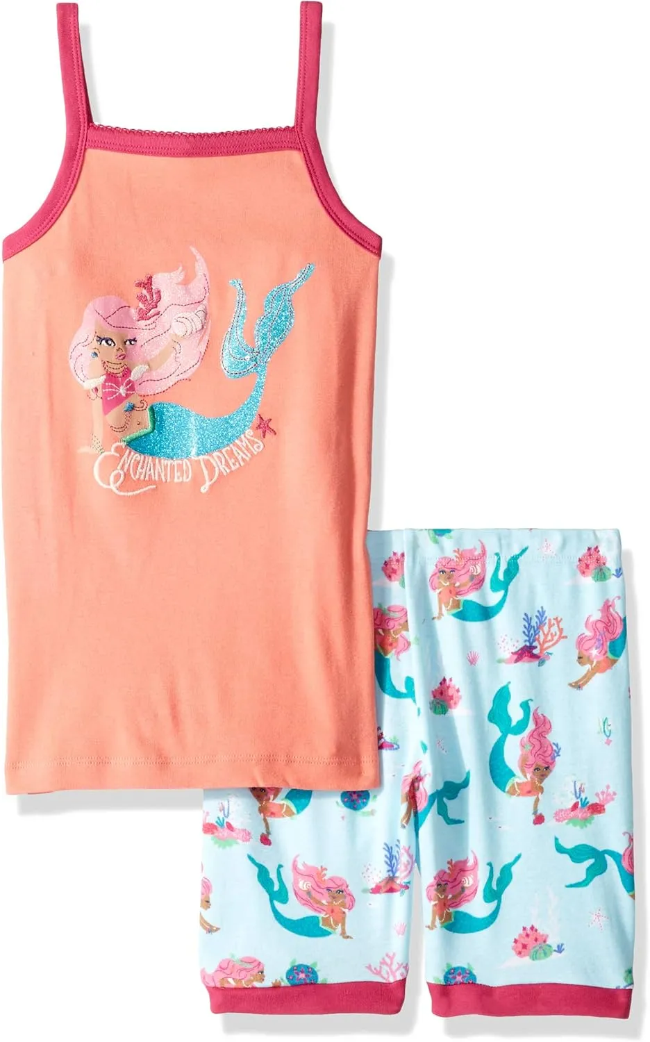 Hatley Girls' Organic Cotton Tank Pajama Set