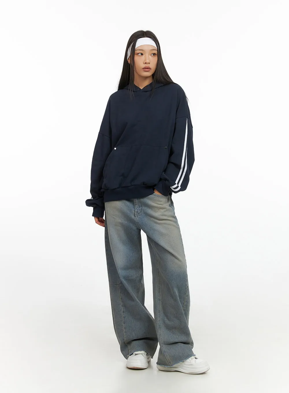 Jade Light Denim Wide Jeans IS427