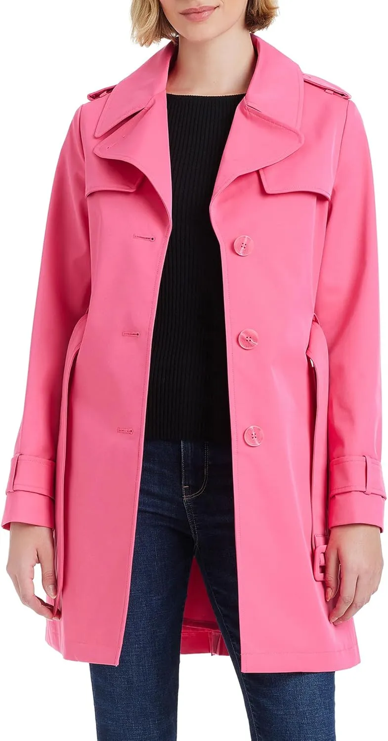 kate spade new york Women's Pleated Back Trench Coat