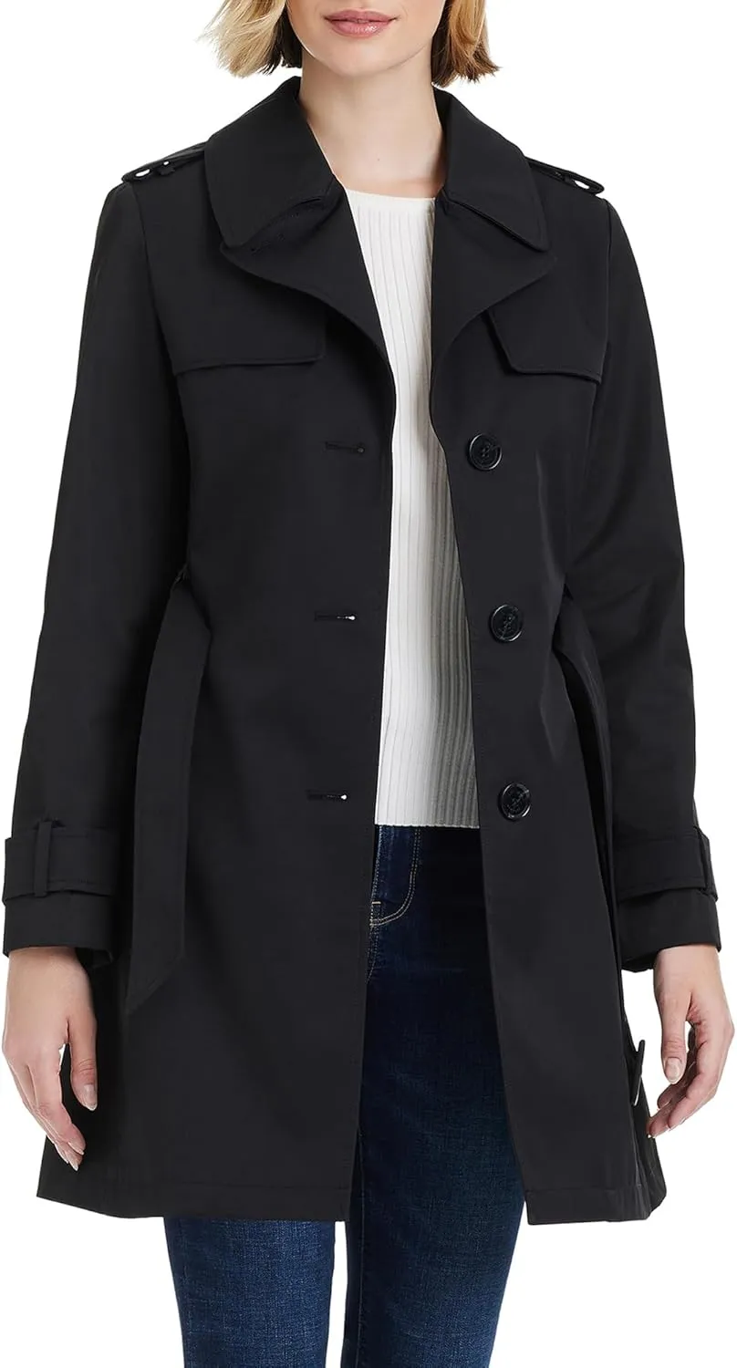 kate spade new york Women's Pleated Back Trench Coat