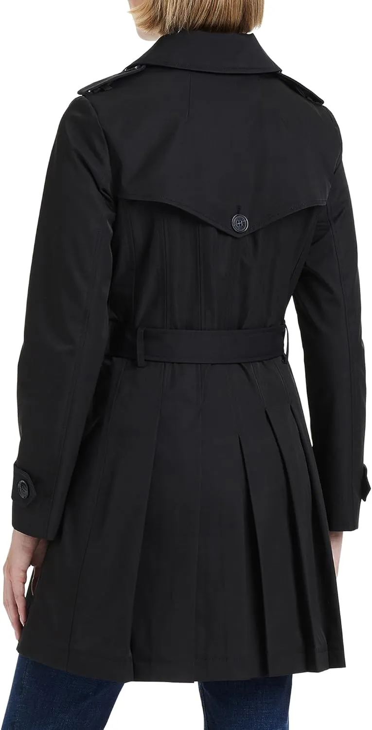 kate spade new york Women's Pleated Back Trench Coat