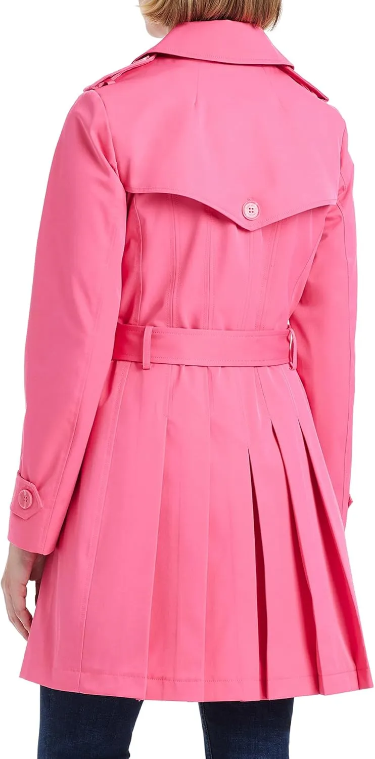 kate spade new york Women's Pleated Back Trench Coat