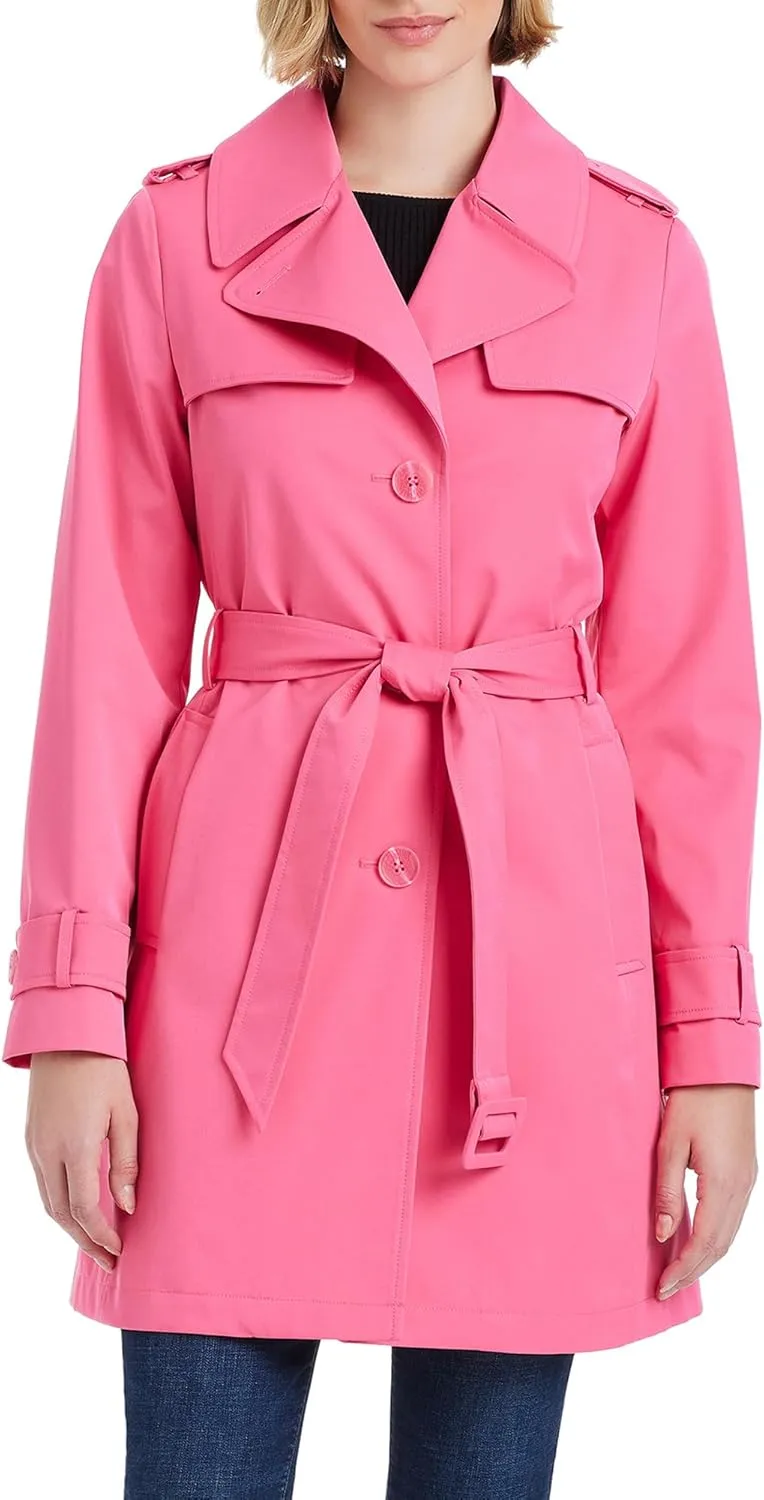 kate spade new york Women's Pleated Back Trench Coat