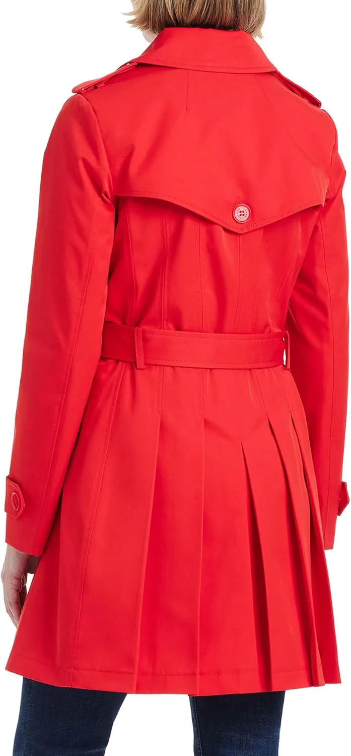 kate spade new york Women's Pleated Back Trench Coat