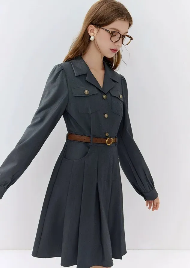 LAPEL SUIT DRESS