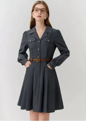 LAPEL SUIT DRESS