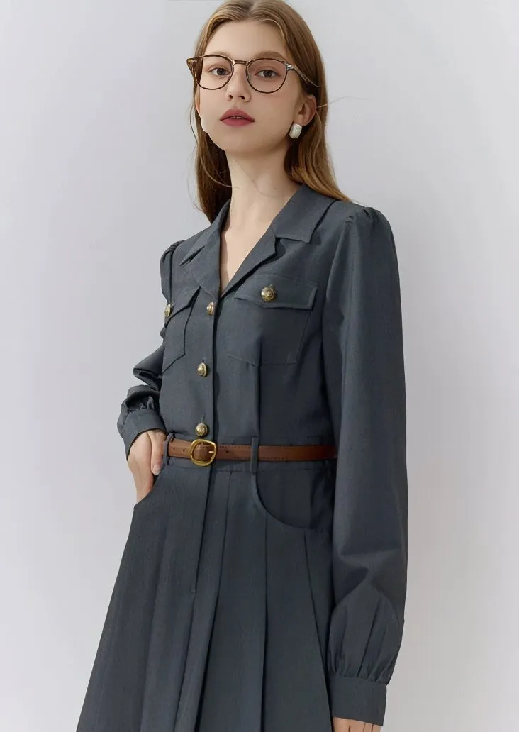 LAPEL SUIT DRESS
