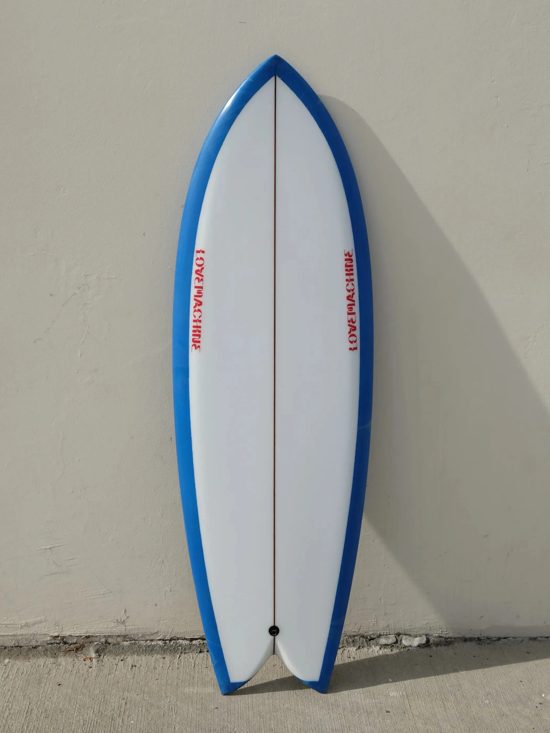Love Machine | 5'3" Wills Fish | Blue Abstract Surfboard