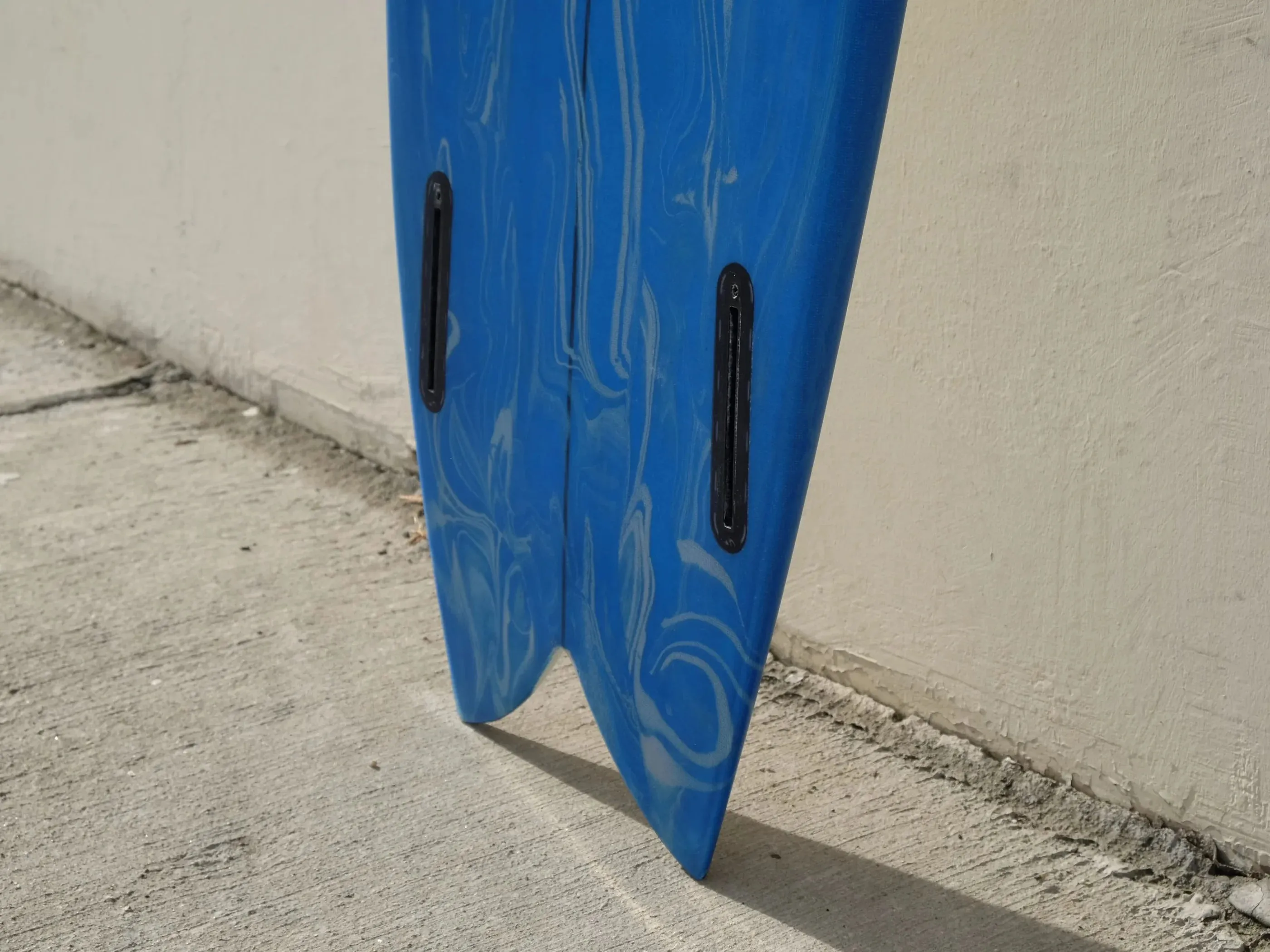 Love Machine | 5'3" Wills Fish | Blue Abstract Surfboard