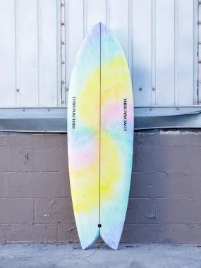 Love Machine | 5'9" WILLS FISH WATERCOLOR AIRBRUSH SURFBOARD