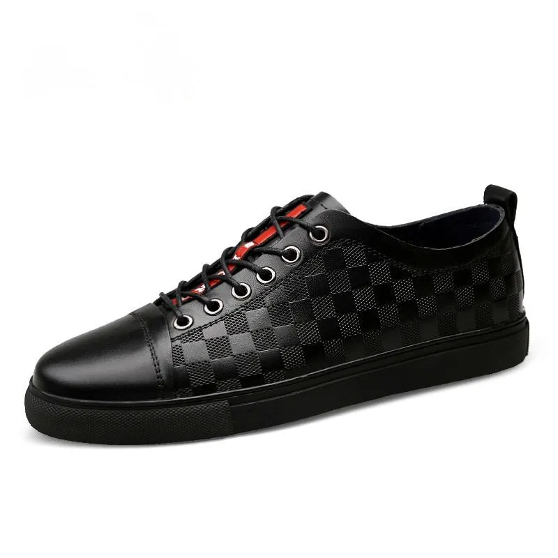Men's Spring/Autumn Casual Genuine Leather Flats