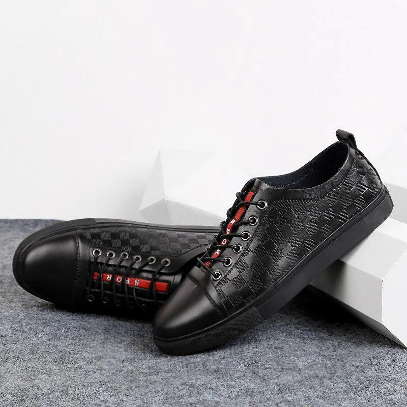 Men's Spring/Autumn Casual Genuine Leather Flats