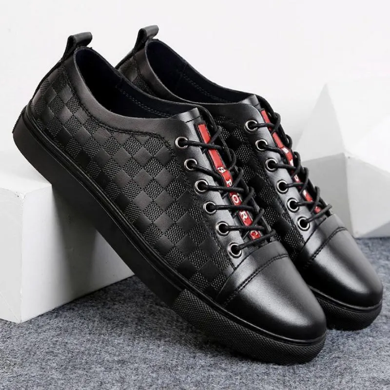 Men's Spring/Autumn Casual Genuine Leather Flats
