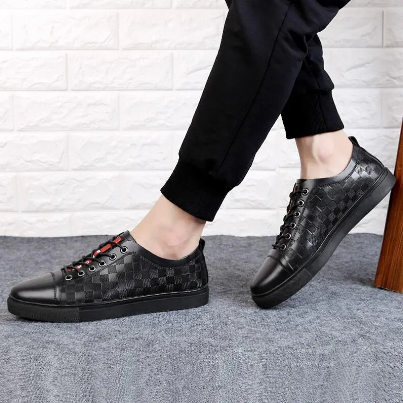 Men's Spring/Autumn Casual Genuine Leather Flats