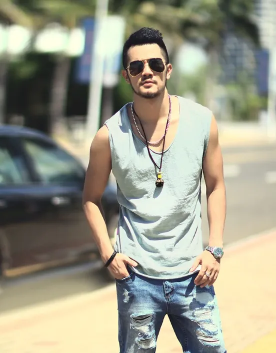Men's Summer Casual Sleeveless Clothing