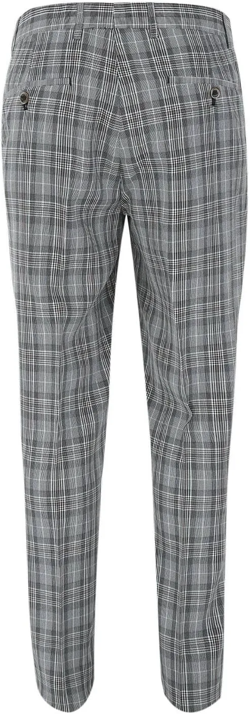 Mens Tweed Check Jacket Suit Skinny Fit Callie Grey for Special Occasion Sold Separately