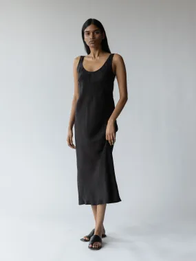 Murano Dress in Soft Black