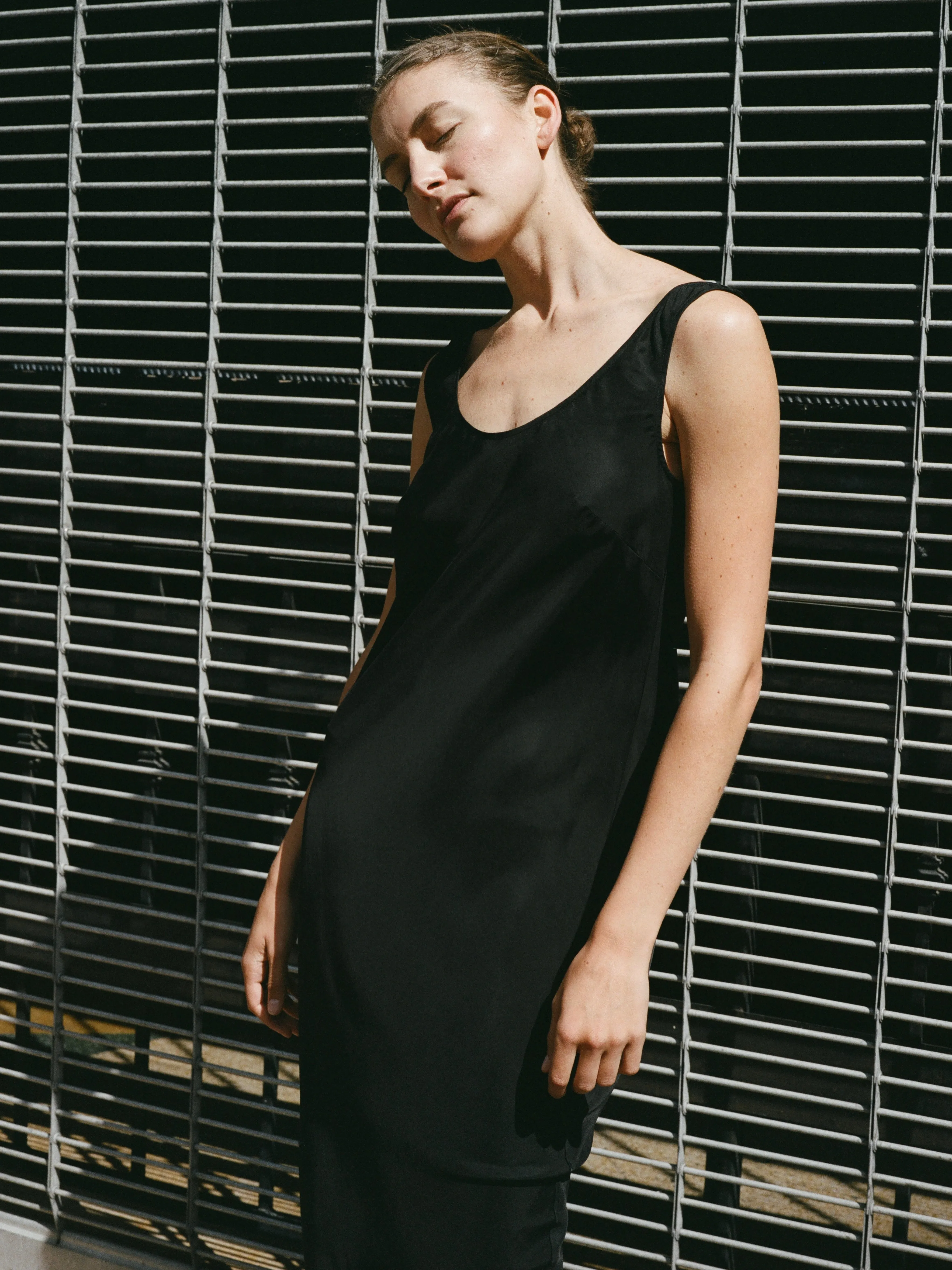 Murano Dress in Soft Black