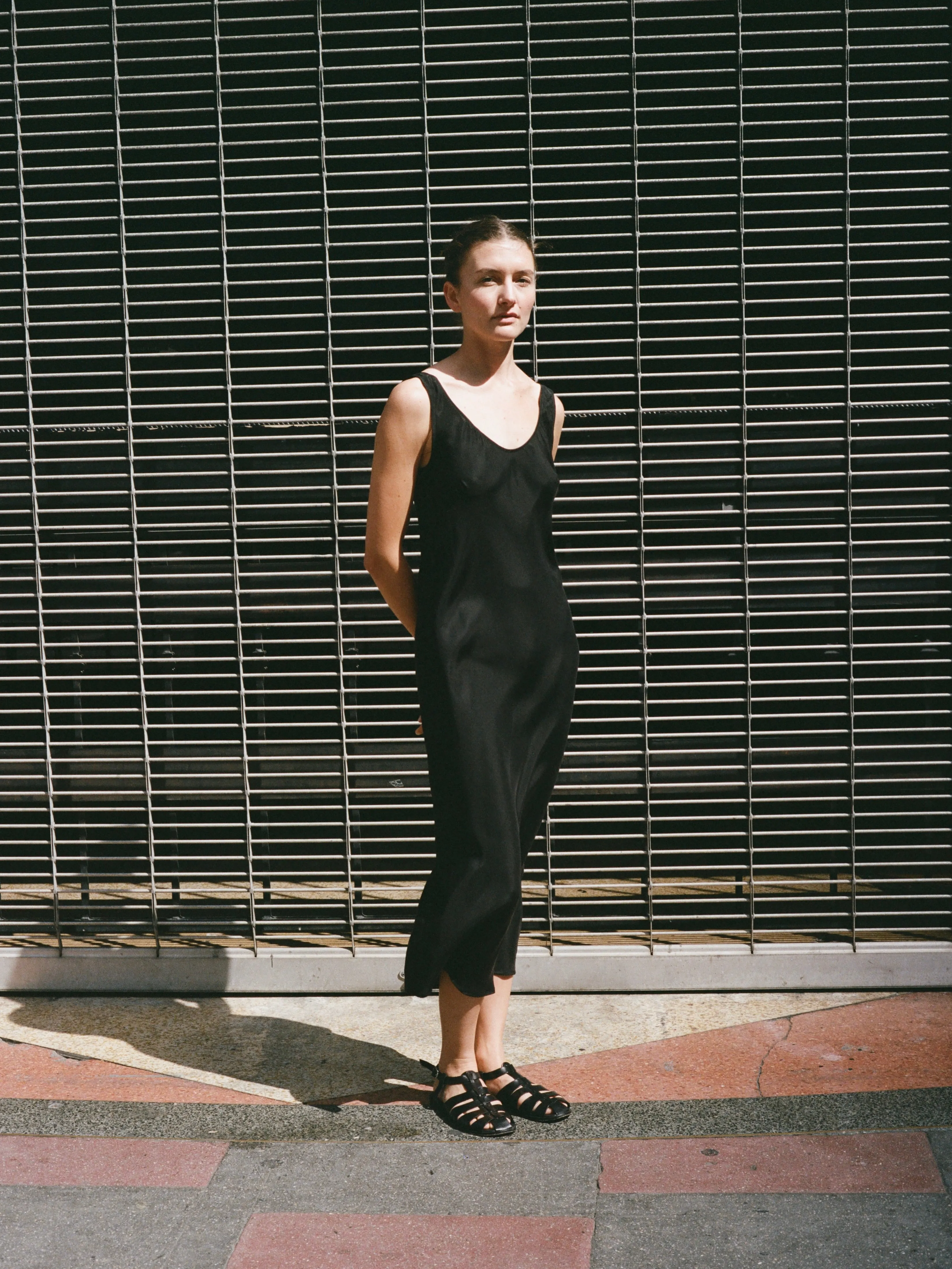 Murano Dress in Soft Black