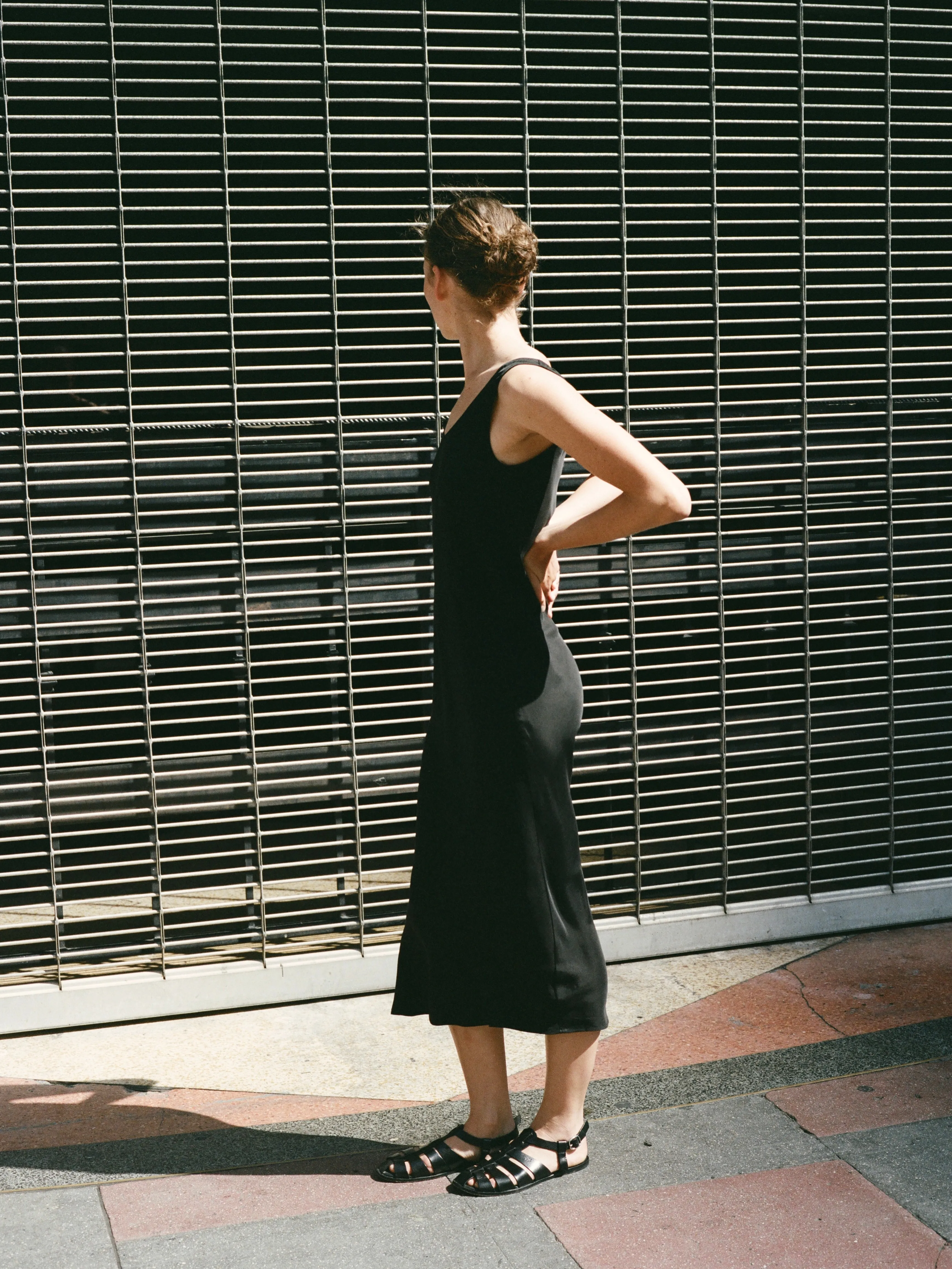 Murano Dress in Soft Black