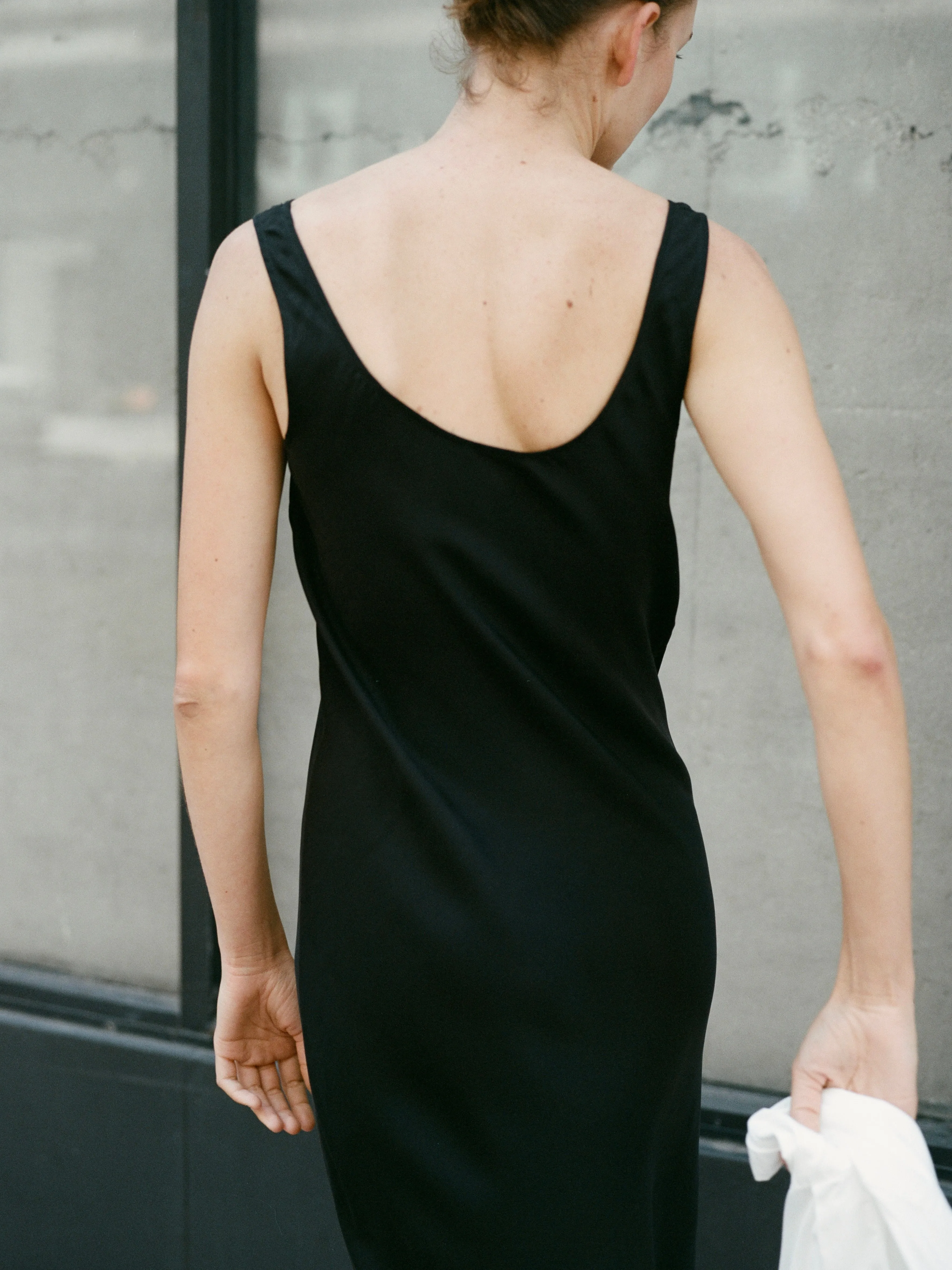 Murano Dress in Soft Black