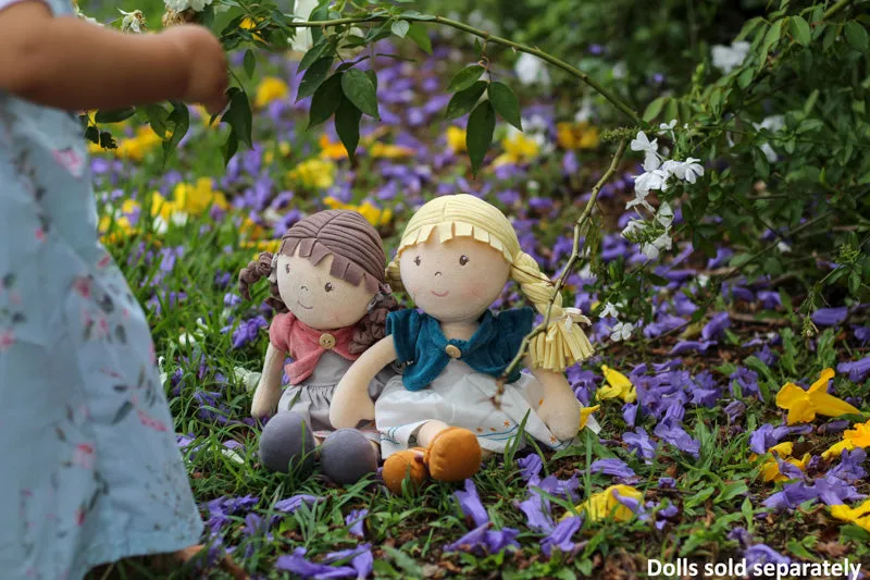 Organic Rose Doll with Brown Hair