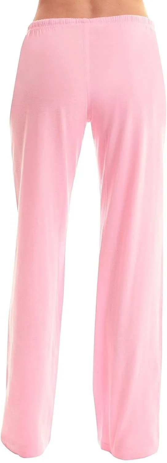 Pants for Women Casual High Waist Drawstring Elastic Waist Pants Lightweight Comfy Straight Leg Pant Loose Fit Trousers
