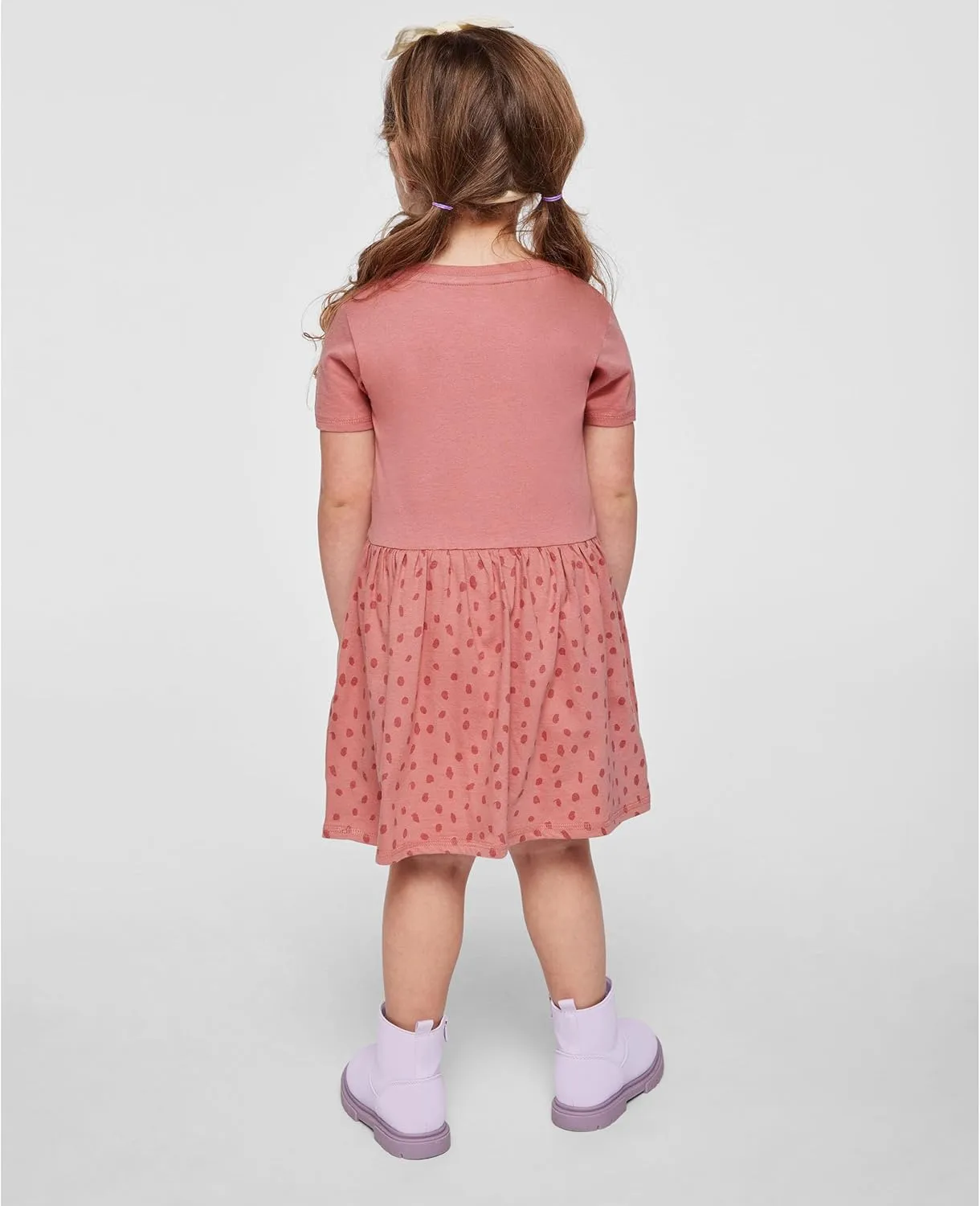 RABBIT SKINS Infant/Toddler Baby Girls Soft Fine Jersey Cotton Short Sleeve Dress