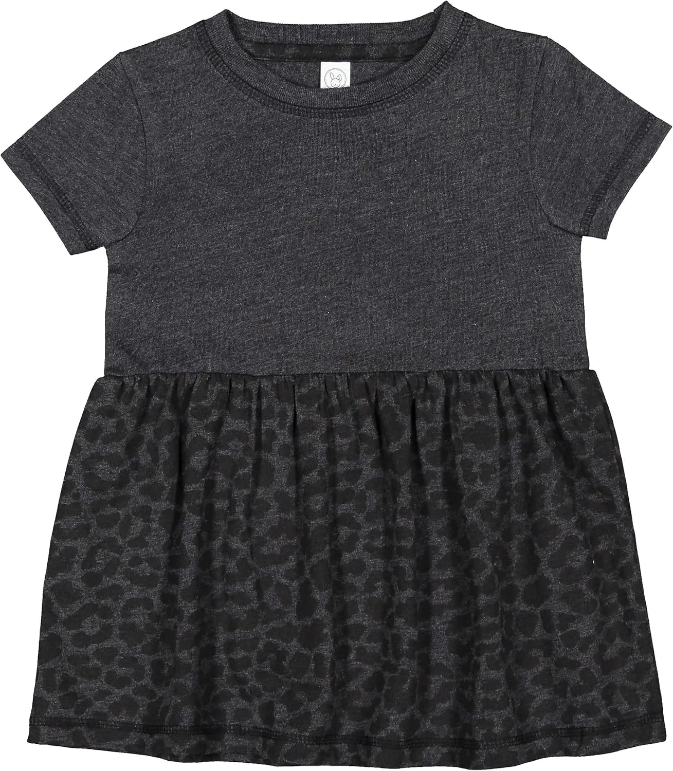 RABBIT SKINS Infant/Toddler Baby Girls Soft Fine Jersey Cotton Short Sleeve Dress
