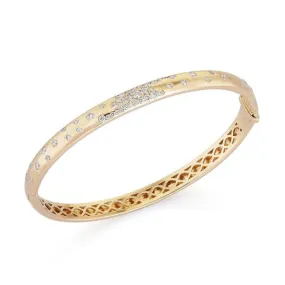 Refined Horizon Diamond Bangle Bracelet
