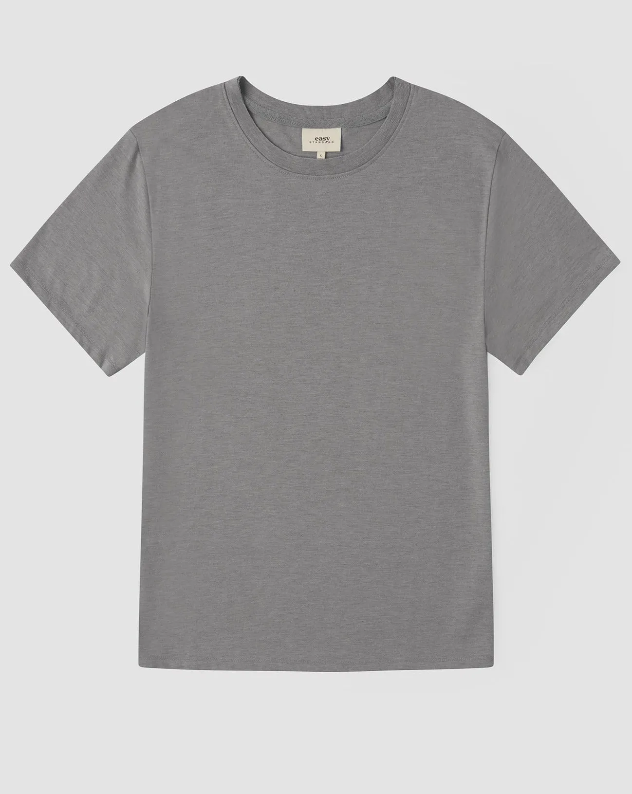 Relaxed Crew Neck T-Shirt (Slate)