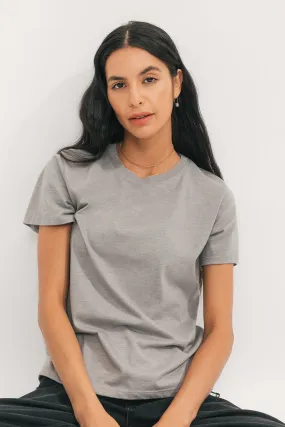 Relaxed Crew Neck T-Shirt (Slate)
