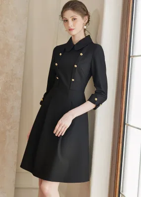 ROUND COLLAR POLO MINI DRESS