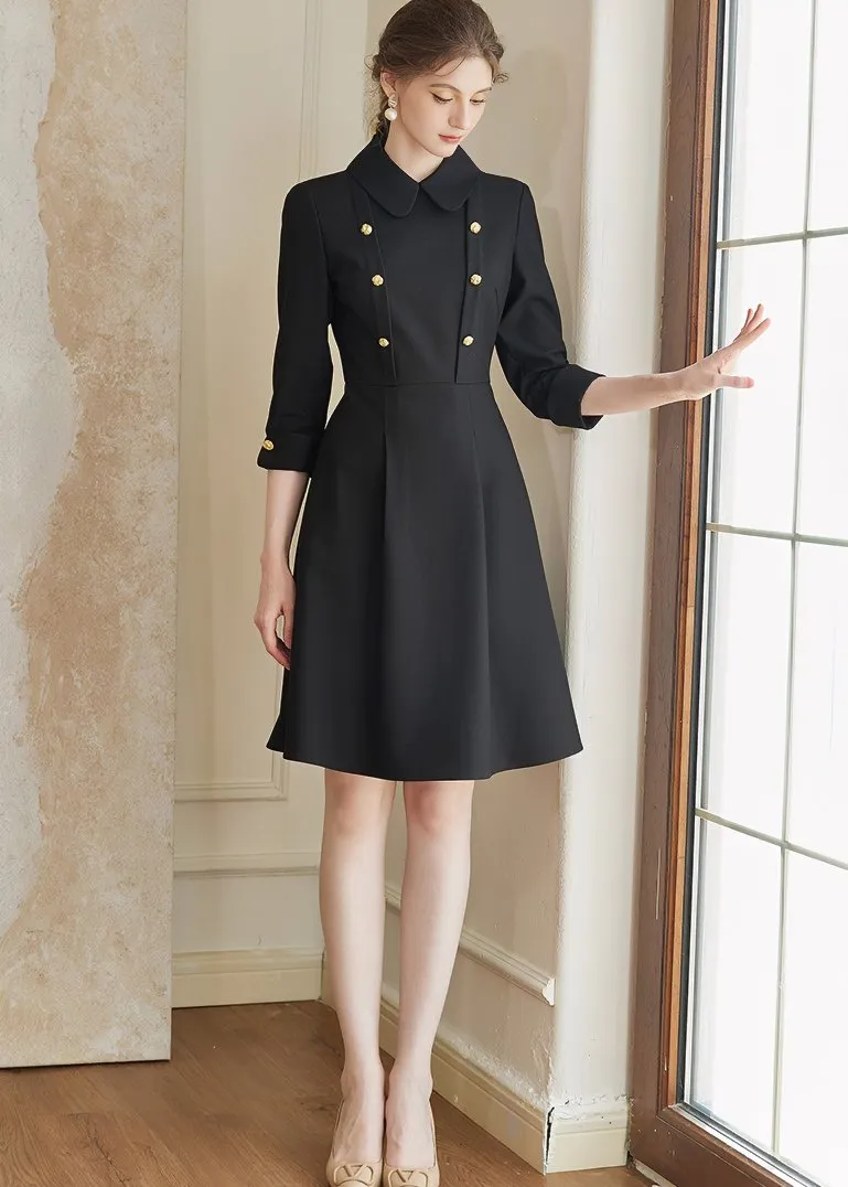 ROUND COLLAR POLO MINI DRESS